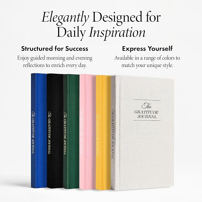 The Original Gratitude Journal 2026 - 5 Minute Gratitude Practice with Inspiring Quotes and Mindful Prompts for Affirmation, Reflection & Wellness - Daily Happiness Journal for Women & Men by Thankful Path