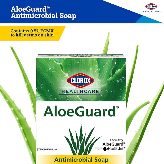 CLOROX Healthcare AloeGuard Antimicrobial Hand Soap Refill Pouch for Healthcare Professionals - Liquid Hand Wash for Everyday Use with Aloe Vera to Soothe & Moisturize Hands, 27 Fl Oz