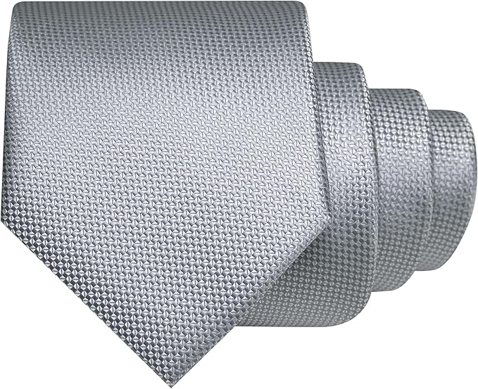 JEMYGINS Mens Tie and Lapel Pin with Pocket Square Tie Clip Sets for Casual and Business 4PCS