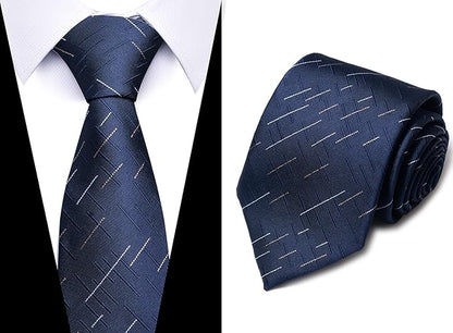 Tie For Men Necktie Woven Jacquard Neck Ties Set 6 PCS