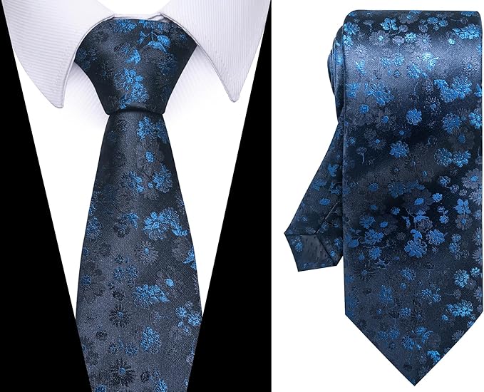 Tie For Men Necktie Woven Jacquard Neck Ties Set 6 PCS