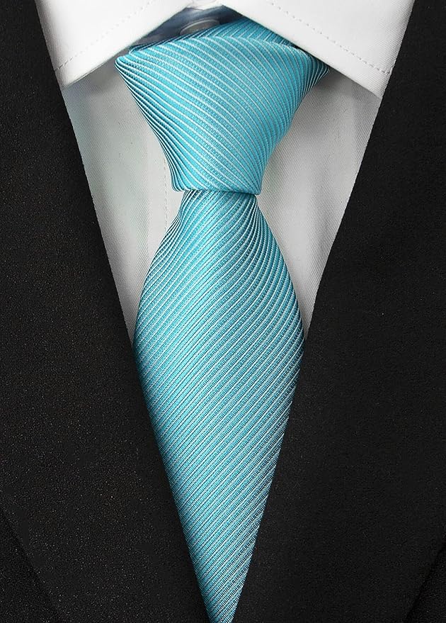 Adulove Men's Necktie Classic Silk Tie Woven Jacquard Neck Ties 6 PCS