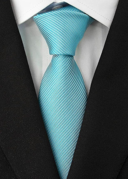 Adulove Men's Necktie Classic Silk Tie Woven Jacquard Neck Ties 6 PCS
