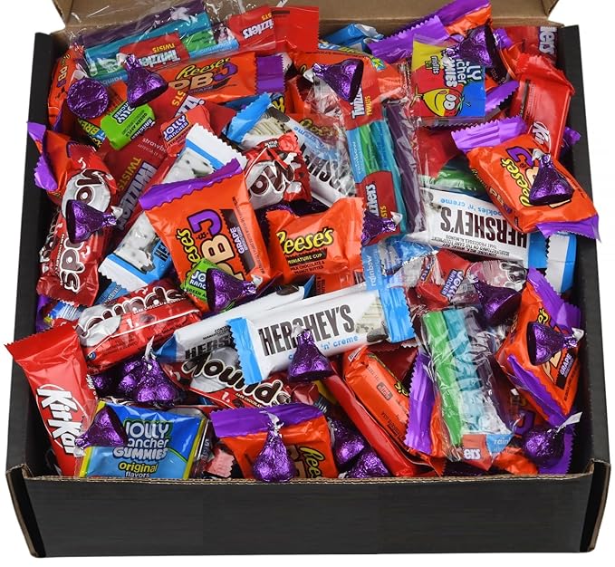 Candy & Chocolate Mix – 5 lb Bulk Variety Pack with Individually Wrapped Treats – for Parties & Sharing