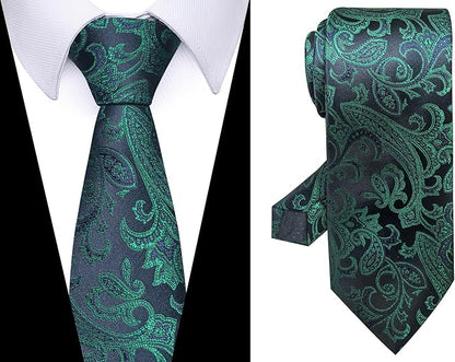 Tie For Men Necktie Woven Jacquard Neck Ties Set 6 PCS