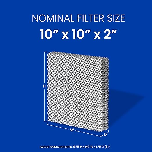 AprilAire 10 Water Panel Humidifier Filter Replacement for AprilAire Whole-House Humidifier Models 110, 220, 500, 500A, 500M, 550, 550A, 558 (Pack of 10)