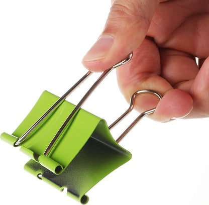 Mr. Pen Extra Large Binder Clips, 2 Inch, 12 Pack, Assorted Color