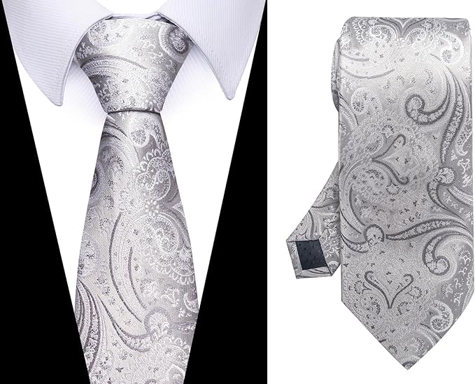 Tie For Men Necktie Woven Jacquard Neck Ties Set 6 PCS