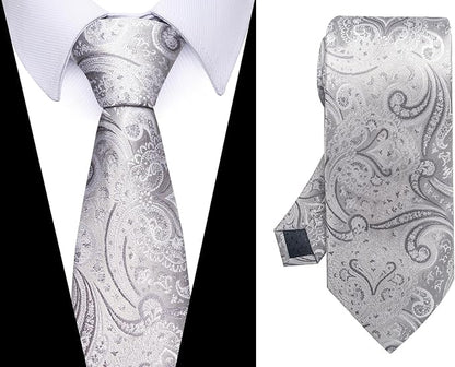 Tie For Men Necktie Woven Jacquard Neck Ties Set 6 PCS