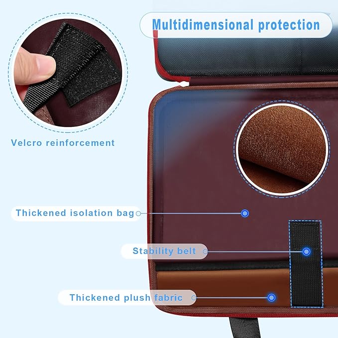 ZINZ Laptop Case 15 15.6 16 inch Sleeve, Expandable Computer Hand Bag with Multi-pockets Compatible with MacBook Pro 16 inch M4/M3/M2/M1, MacBook Air/Pro 15 inch and 15-16 inch Notebooks，B01RD01