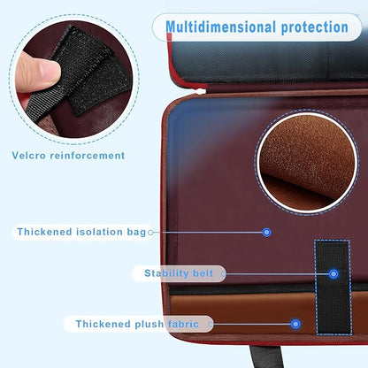 ZINZ Laptop Case 15 15.6 16 inch Sleeve, Expandable Computer Hand Bag with Multi-pockets Compatible with MacBook Pro 16 inch M4/M3/M2/M1, MacBook Air/Pro 15 inch and 15-16 inch Notebooks，B01RD01