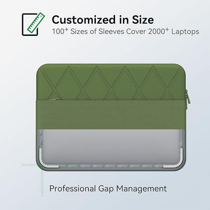 Smatree Laptop Sleeve for 14 inch Acer Swift Go 14 SFG14-71-52TV/71-54AP/71T-71SZ/71-785V, for Acer Swift Go SFG14-72T-58SH/72T-71QF/72T-718K/72-72YK, Protective Laptop Case with Pocket, Green (E413G)