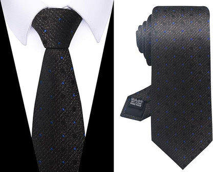 Tie For Men Necktie Woven Jacquard Neck Ties Set 6 PCS