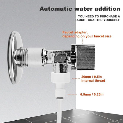 Industrial&Commercial Humidifier 7000ml/h Cool Mist Humidifier, Stainless Steel Shell, Automatic Water Filling, Mist Volume Adjustable, for Large Room Plant Greenhouse Mushroom 110V