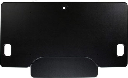 Rocelco 46" Large Height Adjustable Standing Desk Converter with Triple Monitor Mount BUNDLE - Quick Sit Stand Up Computer Workstation Riser - Retractable Keyboard Tray - Black (R DADRB-46-DM3)