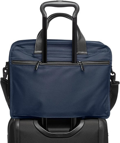 TUMI Alpha Expandable Organizer Laptop Briefcase - 15-Inch Laptop Briefcase Organizer for Men & Women - Travel Laptop Bag