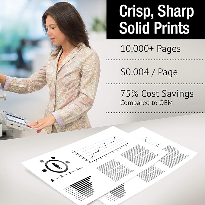 CS Replacement Toner Cartridge Compatible with Samsung SCX-5935FN MLT-D206S Black SCX-5935FN 5 Pack