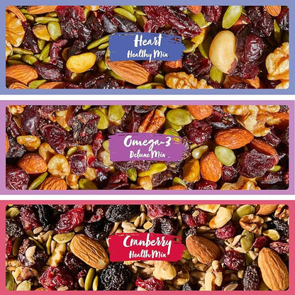Nature's Garden Organic Trail Mix Snack, Multi Pack 28.8 oz - 24 Individual Servings (Pack of 3)
