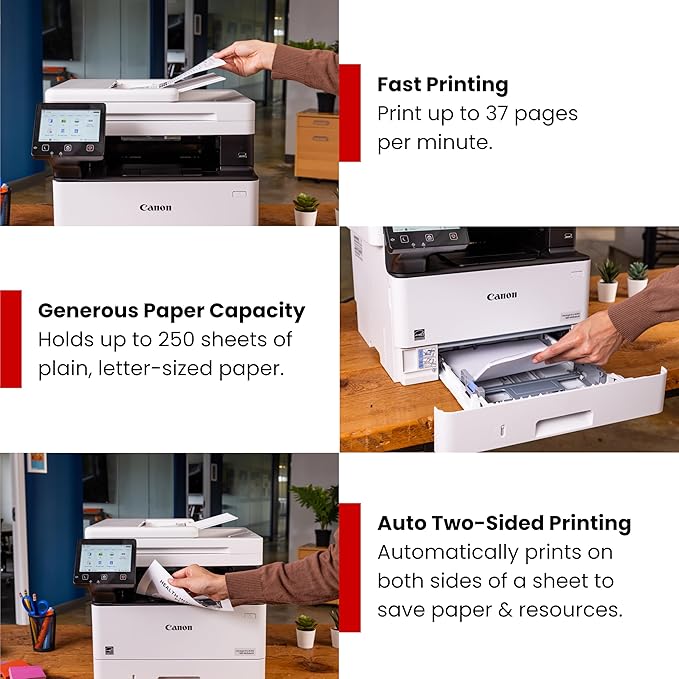 Canon imageCLASS MF462dw II - Wireless Duplex Laser Printer with Print, Copy, Scan, Fax, Expandable Paper Capacity and 3 Year Limited Warranty, 37 PPM