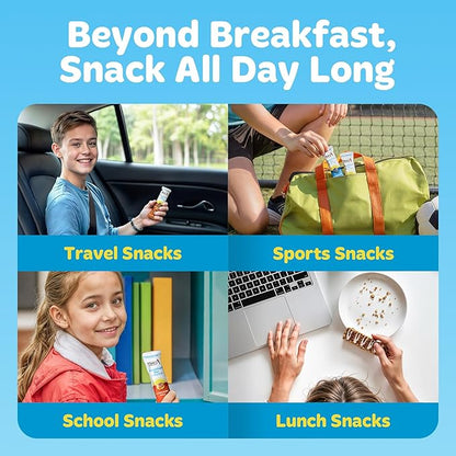 Blake's Seed Based Breakfast Bars with Protein — Chocolate Chip (24 Count), 5g Clean Plant-Based Protein, Gluten Free, Nut Free, Dairy Free & Vegan, Healthy Snacks for Kids or Adults, School Safe