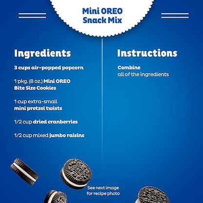 OREO Mini Mix Sandwich Cookies Variety Pack, 20 Snack Packs