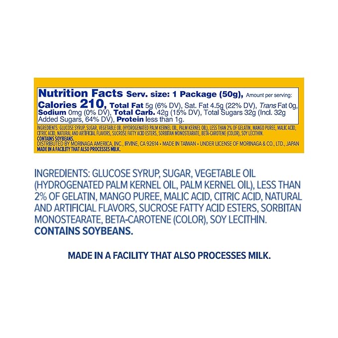 HI-CHEW Mango Sticks, 15-Pack, Soft & Chewy Candy, 1.76oz Each, Bulk Candy Individually Wrapped - Made with Immensely Juicy Fruity Flavors