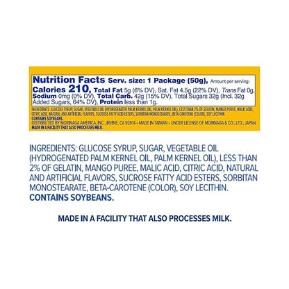 HI-CHEW Mango Sticks, 15-Pack, Soft & Chewy Candy, 1.76oz Each, Bulk Candy Individually Wrapped - Made with Immensely Juicy Fruity Flavors