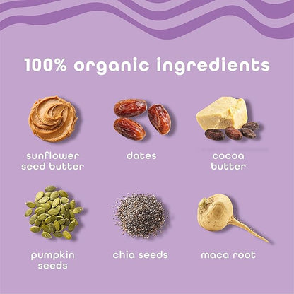 Feel Vegan Protein Bars | Caramel Sea Salt | Keto | Gluten Free | Organic | Maca Root | 15g Plant Protein | Low Carb | High Protein | Dairy Free | Low Sugar | Nut, Grain, Soy Free | 10 Pack