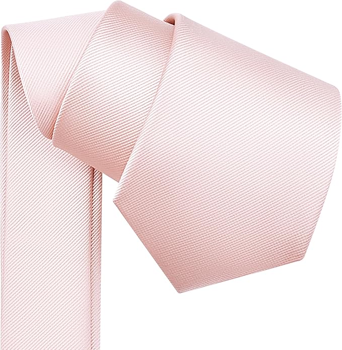 Branduce 3.15"（8cm） Men's Solid Color Formal Woven Necktie + Gift Box