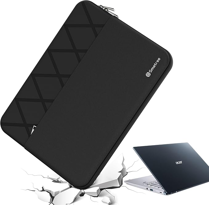 Smatree 14 inch Laptop Sleeve for Acer TravelMate Spin P4 TMP414RN 2-in-1, Acer TravelMate P6 TMP614/P4 TMP414, for 14.5 inch Acer Swift X 14, Acer Protective Laptop Case with Pocket (E415)