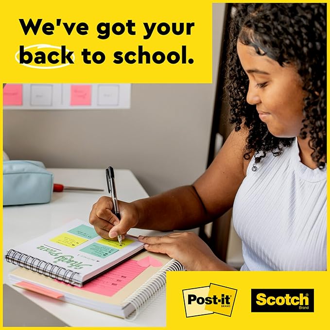 Post-it Super Sticky Notes, Limited Edition Color Collection, 3x3 in, 15 Pads/Pack, 45 Sheets/Pad (Pack of 12)
