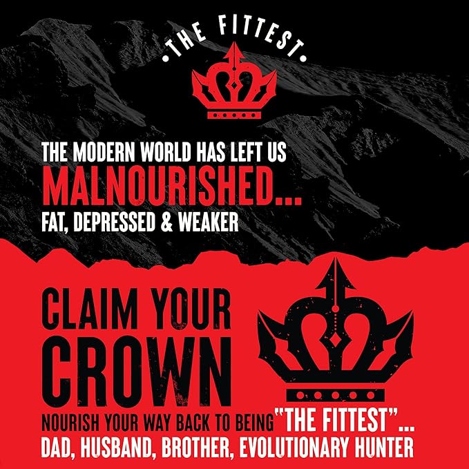 THE FITTEST Chocolate Chip Liver King Bar — Dominant. Delicious. Dessert-Worthy and Keto w/ 12G Protein, Optimizing Fats, Collagen, Creatine, Electrolytes, Himalayan Salt.