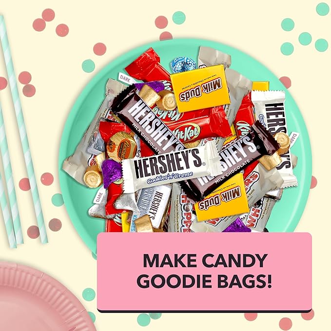 Chocolate Candy Variety Pack - 20 lb Assorted Bulk Chocolate Miniatures - Bulk Individually Wrapped Candy Bars - Holiday Candies, Party Bag Candies - Dark & Milk - Mini Chocolates