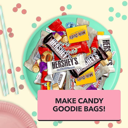 Chocolate Candy Variety Pack - 20 lb Assorted Bulk Chocolate Miniatures - Bulk Individually Wrapped Candy Bars - Holiday Candies, Party Bag Candies - Dark & Milk - Mini Chocolates