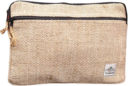 Natural Laptop Sleeve – Durable 14-Inch Laptop Cover with Zipper, Lightweight Water-Resistant Case for Travel & Work