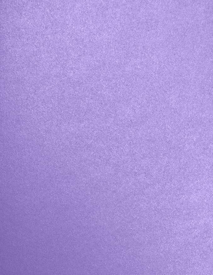 LUXPaper 8.5" x 11" Paper | Letter Size | Amethyst Metallic | 80lb. Text | 50 Qty