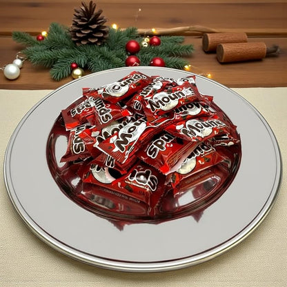 Decadent Coconut and Dark Chocolate Candy Bars-1.5 lbs Individually Wrapped Creamy Coconut Enveloped In A Dark Chocolate Shell-Perfect for Snacks, Parties and Gifts(24 oz)