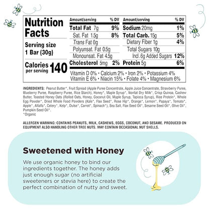 Perfect Bar Mini, PB&J Protein Bar, Protein Snack, Snack Bar, Gluten Free, Soy Free, Non GMO, No Sugar Alcohols, 1.5 Ounce Bar, 18 Count