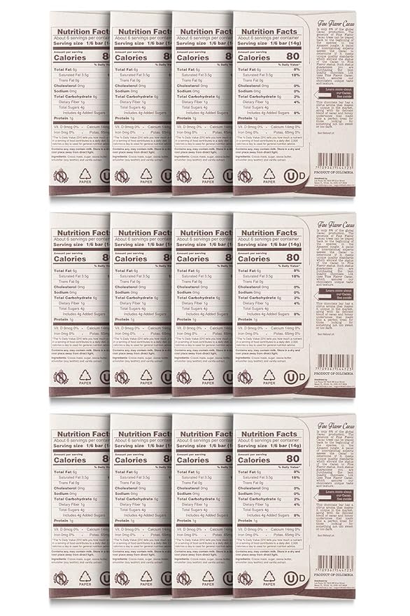 Lok Dark Chocolate Bar 70% Cacao | Fair Trade, Non GMO, Kosher, Gluten Free, Vegan, Bean-to-Bar, Paleo, Ethically Sourced Lök | 3.0 Ounce 12 Pack