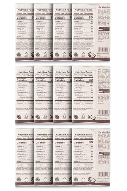 Lok Dark Chocolate Bar 70% Cacao | Fair Trade, Non GMO, Kosher, Gluten Free, Vegan, Bean-to-Bar, Paleo, Ethically Sourced Lök | 3.0 Ounce 12 Pack