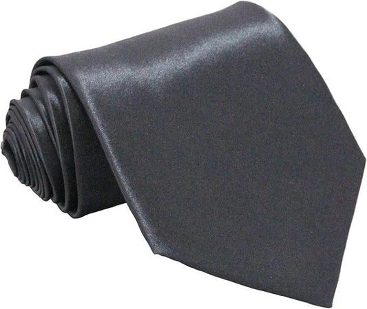 Soophen Mens Necktie 3.75" Tie Solid Color Ties