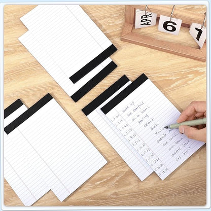 6 Pack Legal Pad 5x8, 180 Sheets Small Note Pad College Ruled Writing Pad Perforated Notepad for School, Office, To-Do Lists Grocery List Shopping List, 30 Sheets White