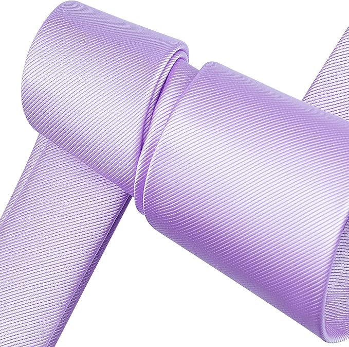 Branduce 3.15"（8cm） Men's Solid Color Formal Woven Necktie + Gift Box