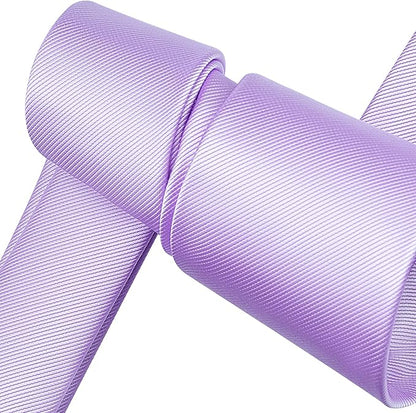 Branduce 3.15"（8cm） Men's Solid Color Formal Woven Necktie + Gift Box