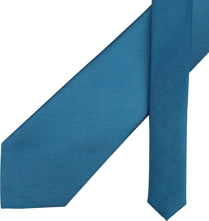 GUSLESON Classic New 3.15"（8cm） Men's Solid Color Necktie Wedding Business Tie + Gift Box
