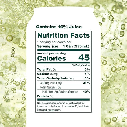 OLIPOP Prebiotic Soda Pop, Lemon Lime, Pantry Pack Packed with Prebiotics, Fiber, and Botanicals, Gluten Free, Vegan, GMO Free, 12oz (12-Cans)