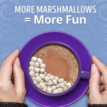Hot Cocoa Mix with Marshmallows, Rich & Creamy Instant Chocolate Drink, Single-Serve Packets (50 Count) – Perfect Winter Beverage for Family, Kids & Parties