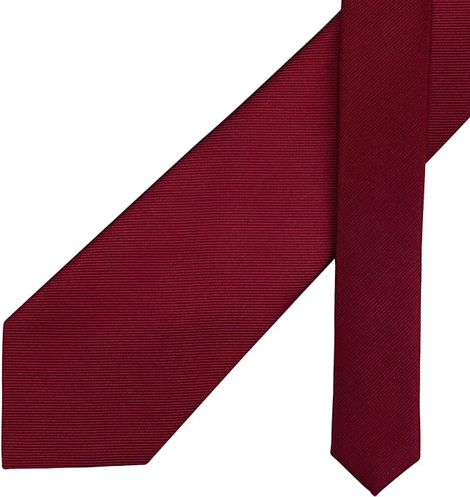GUSLESON Classic New 3.15"（8cm） Men's Solid Color Necktie Wedding Business Tie + Gift Box