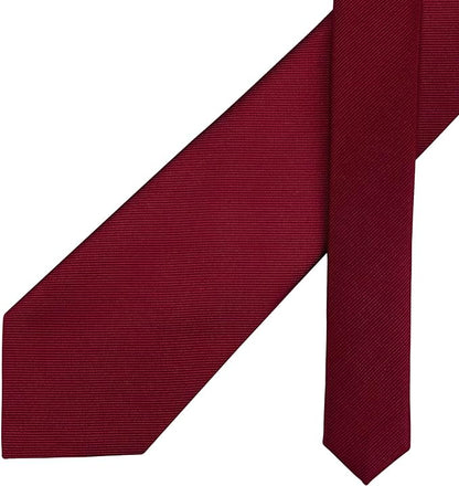 GUSLESON Classic New 3.15"（8cm） Men's Solid Color Necktie Wedding Business Tie + Gift Box