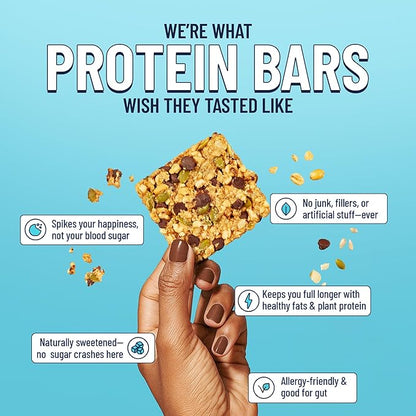 The YES Bar Peanut Butter Dark Chocolate – Plant Based Protein, Decadent Snack Bar – Vegan, Gluten Free, Dairy Free, Low Sugar, Healthy Snack, Breakfast, Low Carb, Keto Friendly (Pack of 6)
